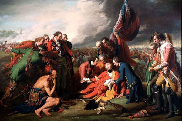 Benjamin West: Death of General Wolfe (1770)