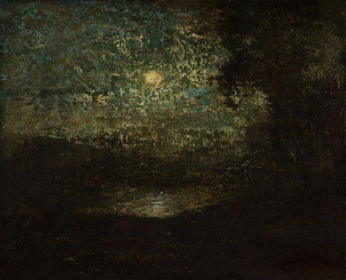 Ralph Albert Blakelock: Moonlight (c. 1885)