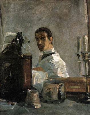 Self Portrait in Front of a Mirror (1882)